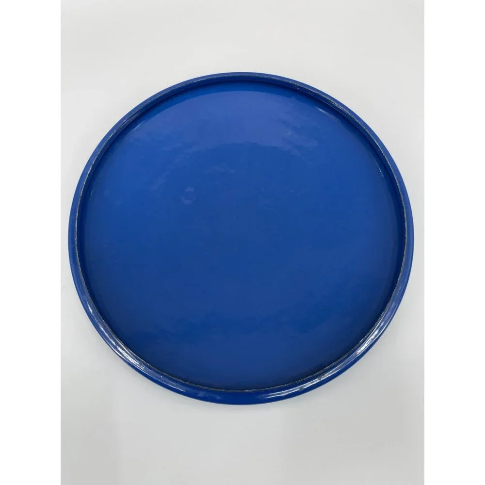 Dansk Vintage Blue Enamelware Dutch Oven Replacement Lid - Pot Lid Only 12